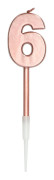 Tårtljus Roséguld Metallic