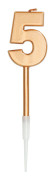 Tårtljus Brons Metallic