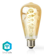 Nedis SmartLife LED Filament Lampa E27 360 lm 4.9W Varm/Kall 1800-6500K ST64