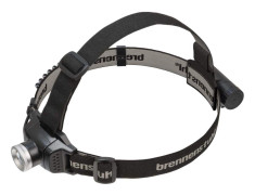 Uppladdningsbar LED-strålkastare LuxPremium / pannlampa LED med utbytbart batteri och rött ljus (IP44, upp till 30 timmars ljustid, 100 m ljusräckvidd