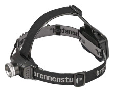 LED-strålkastare LuxPremium / pannlampa LED med fram- och bakljus, idealisk för jogging (IP44, med CREE-LED, inkl. batterier) svart