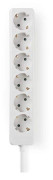 Grendosa | Jordad kontakt / Typ F (CEE 7/7) | 6-vägs | 1.50 m | 3680 W | 16 A | Typ av jordning: Sidkontakt | 230 V AC 50/60 Hz | Uttagsvinkel: 45 ° |
