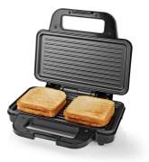 Smörgåsgrill | 900 W | 26.8 x 14.5 cm | Automatisk temperaturkontroll | Aluminium / Plast