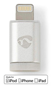 Lightning Adapter | Apple Lightning, 8-stifts | USB Micro-B Hona | Guldplaterad | Rund | Aluminium