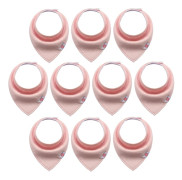 Baby Bandana Drool Bibs 10-pack - Spädbarnshaklappar för Pojkar, Flickor, Unisex för Tandsprickning och Dregling