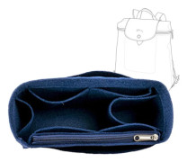 EverToner For Longchamp Le Pliage Ryggsäck Filttyg Insatsväska Organizer Smink Handväska Organizer Resor Innerväska Deep Blue