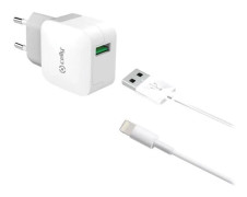Celly TCUSBLIGHT - Strömadapter - 2.4 A (USB) - på kabel: Lightning