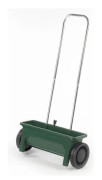 spridare 12 liter 45 cm stål grönt/silver
