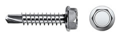 Sexkantig borrspets skruv - CELO - 7504K - 4,2x19 mm - Zinkad - Förpackning med 500 enheter