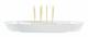 Snacksbricka DKD Home Decor Multicolour Naturell Bambu Stengods Tropiskt 23,5 x 23,5 x 7 cm