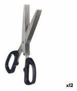 Sax Svart Silvrig Metall 7 x 18,5 x 1,7 cm (12 antal)
