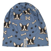 Mössa Bambu Bulldog Blå Baby 2-6 m