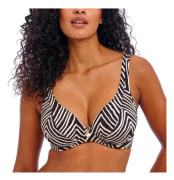 Freya Fiji Falls High Apex Bikini Top Svart F 80 Dam