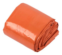 Nödsäck PE Aluminiumfilm Orange Överlevnadssäck Enkel Termisk Filt för Camping Vandring
