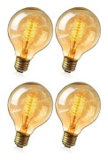 Edison vintage glödlampa, retro glödlampa varmvit E27 40W vintage antik