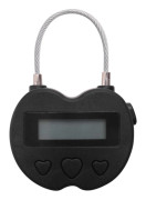 Smart Time Lock LCD-display, USB-laddningsbart tidslås, tillfällig timer-hänglås, reseelektronik