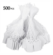 500 st prislappar med extra tejp för kläder