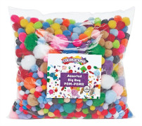 Colorations - Bag of Pompoms 450 grams 1200 pcs.