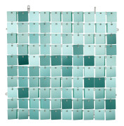 Väggpanel med Paljetter 30x30 cm Turkos - Bakgrund/Backdrop