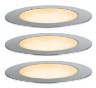 Paulmann 94722, Silver, Trädgård, Plast, Rostfritt stål, IP67, II, 3 lampor