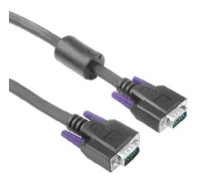 Hama VGA Monitor Cable 15-pin HDD Plug - 15-pin HDD Plug, 3 rows, 7.5m, 7,5 m, VGA (D-Sub), VGA (D-Sub), Svart, Hane/Hane