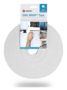 Velcro One Wrap 16 mm, vit, 25 m