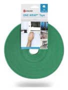 TRITON VELCRO One Wrap 25 mm bred, grön, 25 m