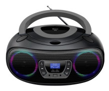 DENVER TDB-212GR - Grey - DAB+ Boombox with Bluetooth & CD Player