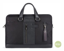Piquadro Piquadro, Brief 2, Nylon, Handbag, Document Holder, Black, 41 x3 1x 10 cm Unisex