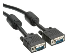 Secomp S3626, 3 m, VGA (D-Sub), VGA (D-Sub), Hankontakt, Hankontakt, Svart