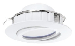 EGLO Pineda, Nedtryckbar spotlight, Glödlampan/-lamporna kan inte bytas ut, LED, 6 W, 3000 K, Vit