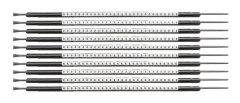 Brady SCNC-05-0-9, Svart, Vit, Nylon, 300 styck