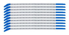 Brady SCN-13-B, Svart, Vit, Nylon, 300 styck, 3,4 mm, 3,8 mm