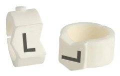 Brady SCN-36-L, Svart, Vit, Nylon, 50 styck