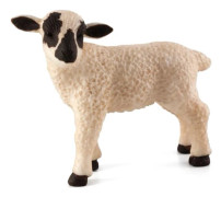 Mojo Fun 387059 Black Faced Lamb Standing - Realistic Farm - Ranch - Barnyard Animal Toy Replica