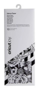 Cricut Joy Adhesive Backed Deluxe Paper Designset Svart, Vit
