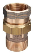 1" Union muff/nippel Rødgods Silicium Bronze