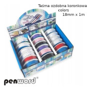 Teka dekorativ spetstejp 18mmx1m (18st)