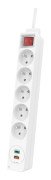 Eldosa - HAMA - Quint. - Usb-C-Usb-A-port - PD-snabbladdning Max. 18W - Fr-Pl