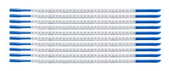 Brady SCN-07-PLUS, Svart, Vit, Nylon, 300 styck, 1,9 mm, 2,4 mm
