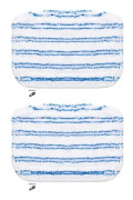 Polti PAEU0394, Tygdukar, Blå, Vit, Akryl, Polyamid, Polyester, SV660 / SV650 / SV620 / SV610, 60 mm, 160 mm