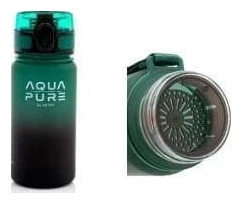 Bidon Aqua Pure 400ml green/black ASTRA