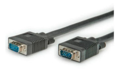 Secomp S3604, 6 m, VGA (D-Sub), VGA (D-Sub), Hane, Hane, Svart
