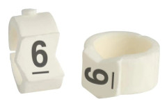 Brady SCN-36-6, Svart, Vit, Nylon, 50 styck, 1,11 cm