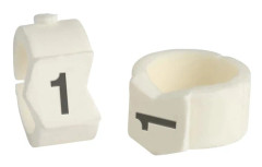 Brady ClipSleeve Legend 1 - Kabelmärkare - svart på vitt (paket om 50)