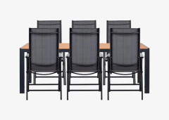 NORDFORM - Trädgårdsgrupp, 6 stolar - Orange - Matgrupper - Från Homeroom