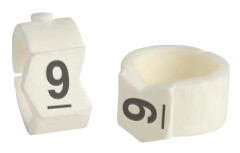 Brady SCN-36-9, Svart, Vit, Nylon, 50 styck, 1,11 cm