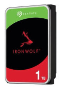 Seagate IronWolf ST1000VN008 - Hårddisk - 1 TB - inbyggd - 3.5" - SATA 6Gb/s - 5400 rpm - buffert: 256 MB