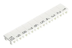 Wieland Electric 04.845.0553.0, Markörer för kopplingsplintar, 25 styck, Vit, 5 mm, 0,66 g, 28,75 g