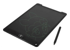 12" Ritplatta för barn LCD Tryckkänslig Svart